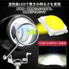 azumafy LED Fog Lamp, Motorbike, Rounded, Squid Ring, Work Light, Motorcycle, Set of 2,
