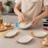 Ceramic Garlic Ginger Grater Non-Slip Garlic Shredding Plate Seasoning Dipping Dish  Restaurants