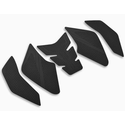 LEDISHUN Накладка на бак Street Bike Kit для Suzuki GSX-8S (2023~) и GSX-8R (2024~) Наклейки на бак 8BL-EM1AA (Черный, Левый, Средний, Правый, Нижний, Набор из 5)