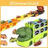 Rex T Toys Track Playset Alloy Vehicles Dinosaur Figures Children Gift Festival