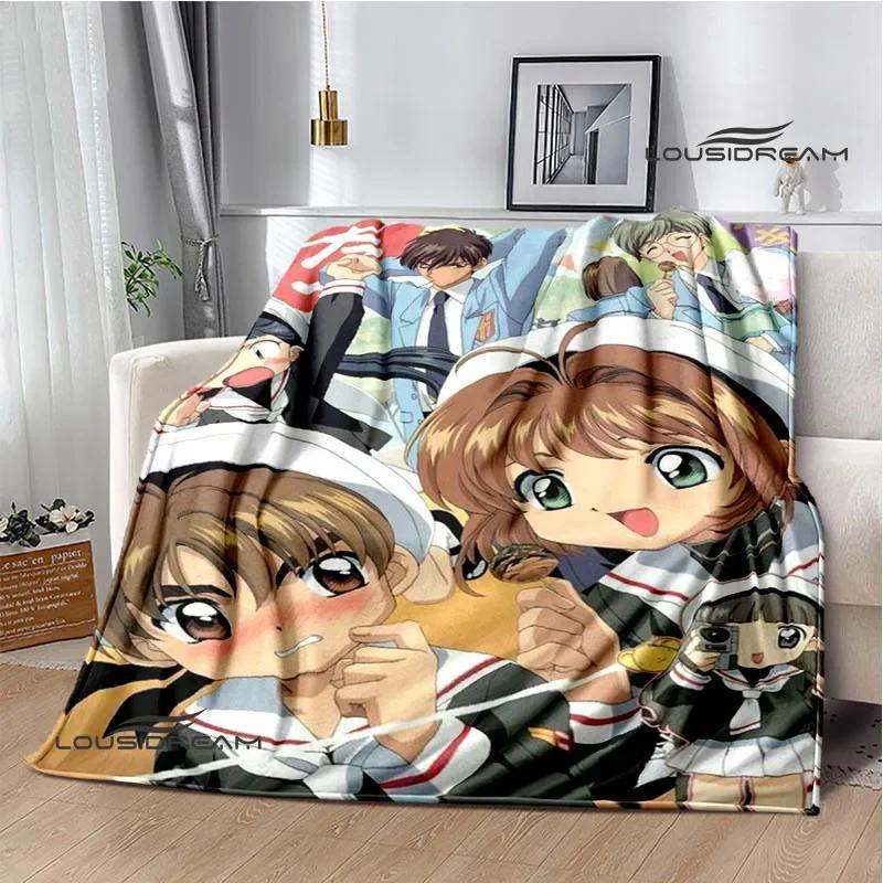 Card Captor Sakura Cartoon blankets fashion blankets Warm Flannel Soft Comfortable Blanket Home Travel Blanket Birthday Gift