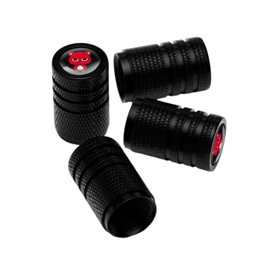 Yousheng 4Pcs Tire Stem Valve Caps Rustproof Vibrant Color Universal Fit Simple Installation Wheel Valve Covers Car Dustproof Tire Caps