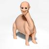 Блуп Морское Чудовище 3D Печатная Гибкая Сочлененная Игрушка-Антистресс – Пожиратель Морей Глубоководное Существо Коллекционная, Настольная Игрушка для Снятия Стресса