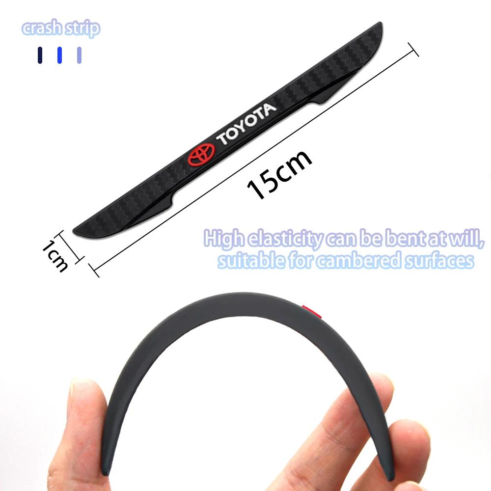 4Pcs Car Door Edge Anti-collision JJZES4Y4 Strips Bumper Trim For Toyota Rav4 Corolla Chr Yaris Camry Cross Auris TRD Sticker Accessories