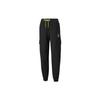 Clsx Cargo Sweatpants With Side Pockets And Drawstring Straight-Leg Knit Cuff Women Bottoms Black 534163-51