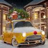 Car Christmas Reindeer Antler Decorations Cotton Christmas Decorations Antlers Decor Festive Cute Ornament For Automotive
