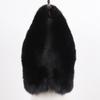 New Winter Lady Natural Luxury Real Fox Fur Scarf Shawl Full Pelt Warm Soft  Genuine Fox Fur Scarves Women Real Fur Muffler