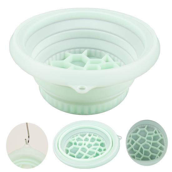 Силиконовая складная раковина для умывания со льдом, экологичная, многоразовая, эффективная для очистки, многоцелевая раковина для умывания, силиконовая чаша для ванны со льдом