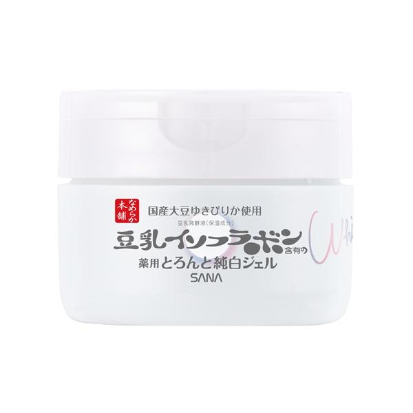 SANA Nameraka Extra Moist Gel Brightening N Крем-гель для сияния и ровного тона кожи 6 в 1, 100 г