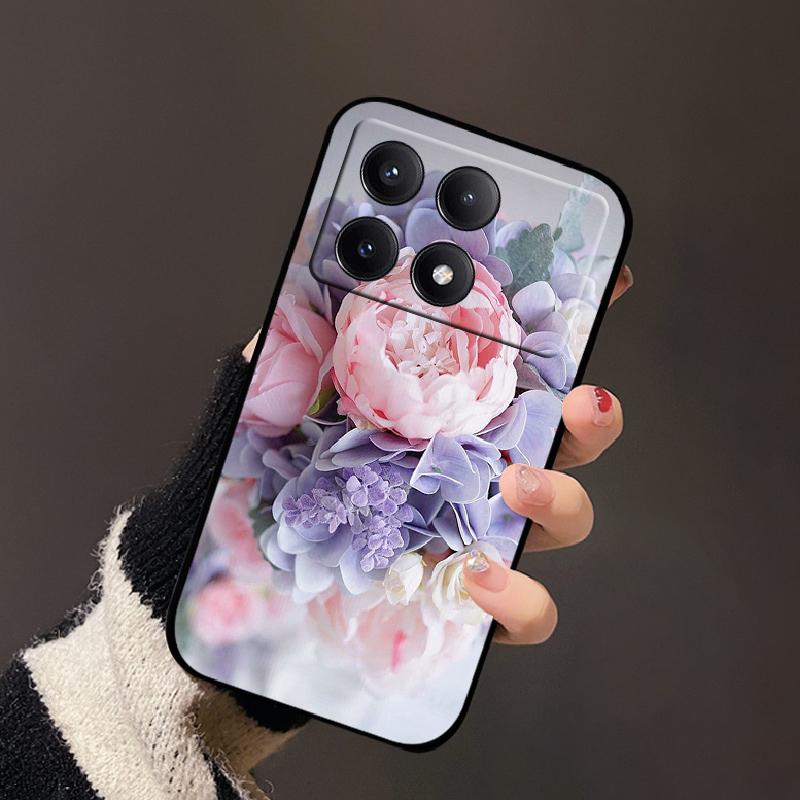 Чехол для Xiaomi Poco X6 Pro Модный Рисунок Мягкий Силиконовый Задний Чехол Для Xiaomi PocoX6 Pro Funda Poco X6Pro Бампер Мультяшный Capa