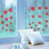 Featival Ornament Home Decoration Happy New Year Christmas Snowflake Sticker Snow Decals Wall Art