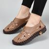 2025 Popular Hand-stitched Women's Shoes Beef Tendon Soft-soled Mother Shoes Flat-soled Sandals Single Shoes Casual Shoes