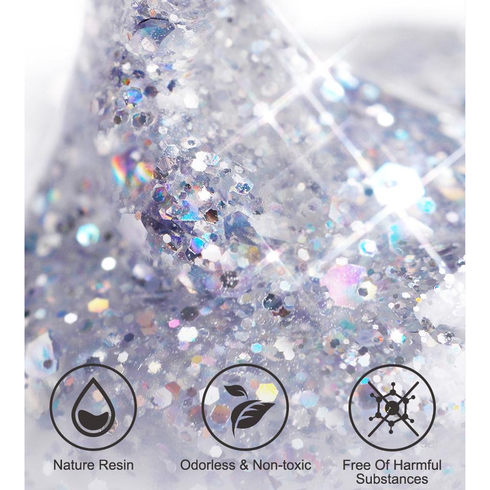 Набор полигелей Limegirl 15 мл с УФ-светодиодной лампой 6 Вт, гель-лак для наращивания ногтей, скользящий раствор, маникюрный набор для дизайна ногтей