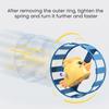 Wind-up Cartoon Chick Toy 360 Degrees Rolling Wheel Chick Toy Educational Toddlers Boys Girls Spring Clockwork Animal Spinner Wheel Toy