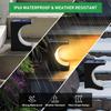 Solar Led Stair Light Outdoor Lamps Lights Powered Step Lamp Waterproof Garden Porch Shape Courtyards Decor Resistance For Patio