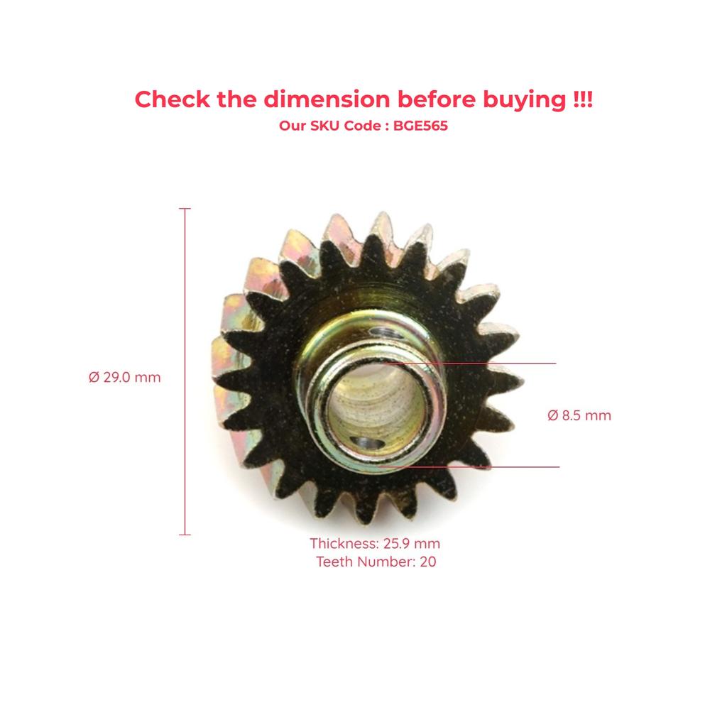 EGE565 Seat Height Adjuster Motor 5609510 Repair Gear for Ford Mondeo Galaxy S-Max Jaguar.  