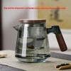 High-Temperature Resistant Glass Teapot with Filter and Side Handle for Office or Flower Tea Use