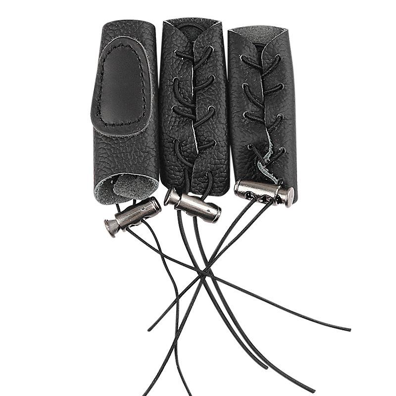 Bow and Arrow Finger Guard Double-layer Thickened Archery Reflex Bow Independent Finger Guard Sports Fitness Elastic Adjustable Bow and Arrow Guard
