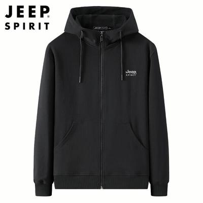 Мужской флисовый свитшот JEEP SPIRIT на молнии до половины