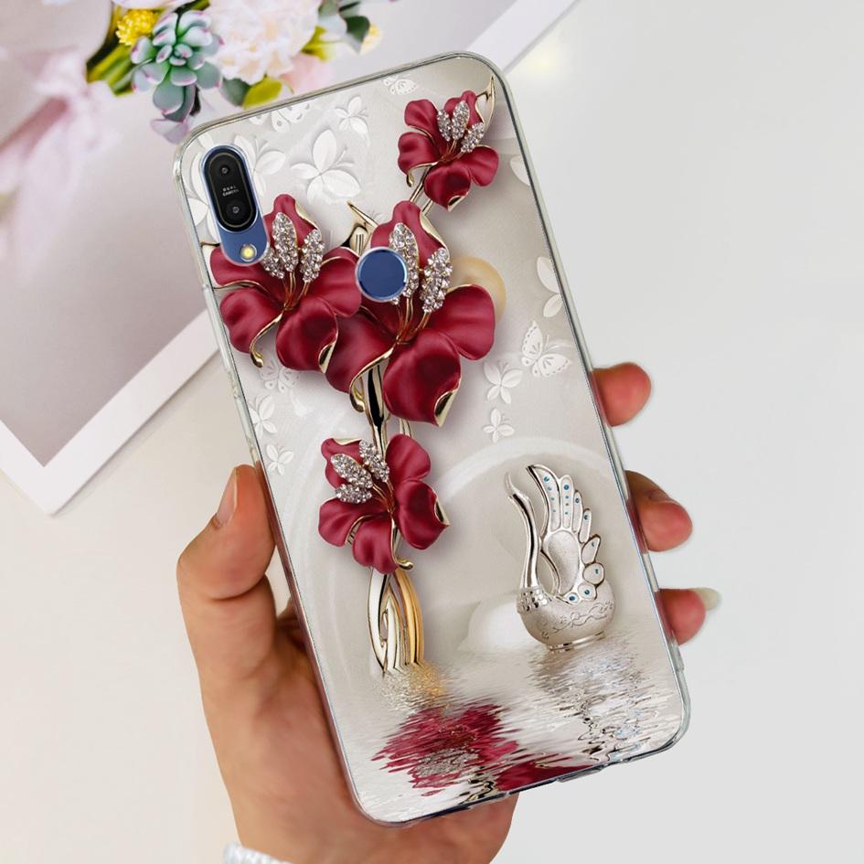 Чехол 5.99" для Asus Zenfone Max Pro (М1) ZB601KL ZB602K Чехол X00TDB Модный узор Прозрачный Мягкий Силикон Fundas Задняя крышка телефона
