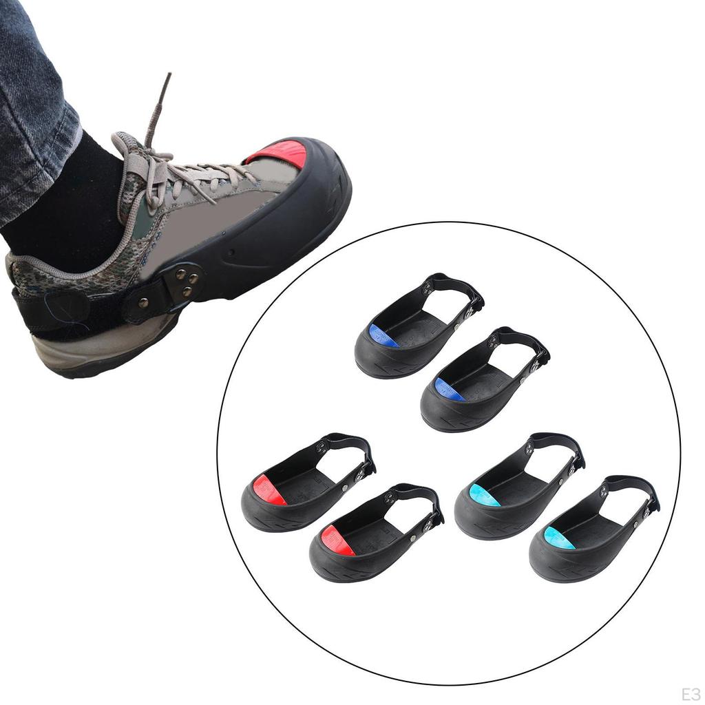 2 Pieces Anti Smashing Shoes Covers Overshoes Workplace Cover for Workplace, Rubber Adjustable