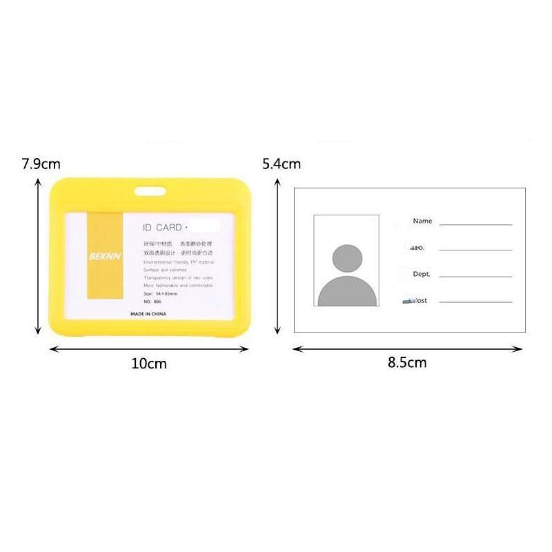 1PCS Plastic Card Cover Bags Women Men Student Bus Card Retractable Pull Badge Holder Business Credit Cards Bank ID Card Case