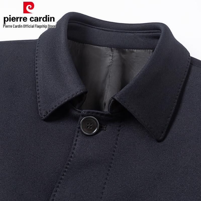 Pierre Cardin Men's Business Mid-length Trench Coat