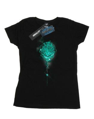 Женская/дамская футболка Hogwarts Crest Mist Cotton
