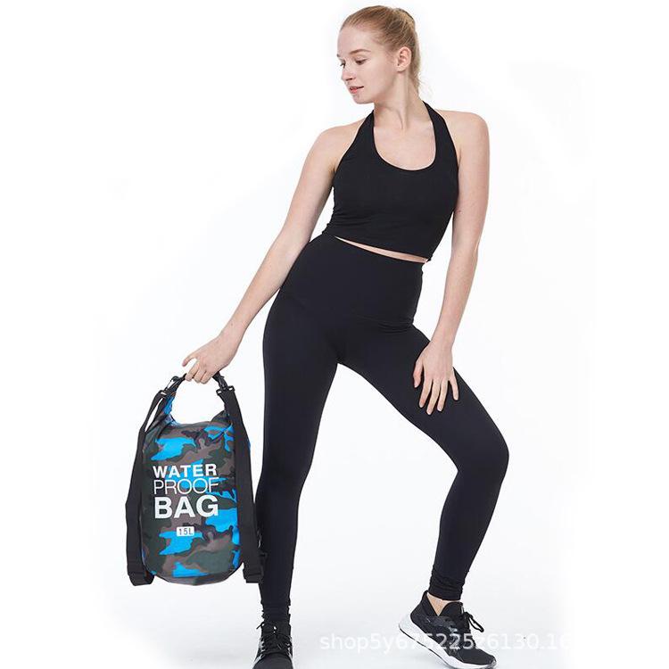 Камуфляжная водонепроницаемая сумка для дрифта: Универсальная одинарная/двойная лямка, большая вместимость, легкая сумка для хранения пляжных и плавательных принадлежностей