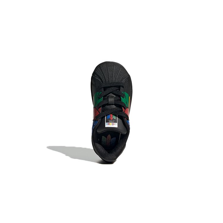 adidas Originals Pure E Синтетическая кожа Ретро Прочные Дышащие Низкие Кроссовки для ходьбы Детская обувь Черный FW4018