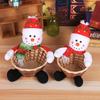 Christmas Decoration Candy Storage Basket Desktop Children's Desk Ornament Candy Snack Container