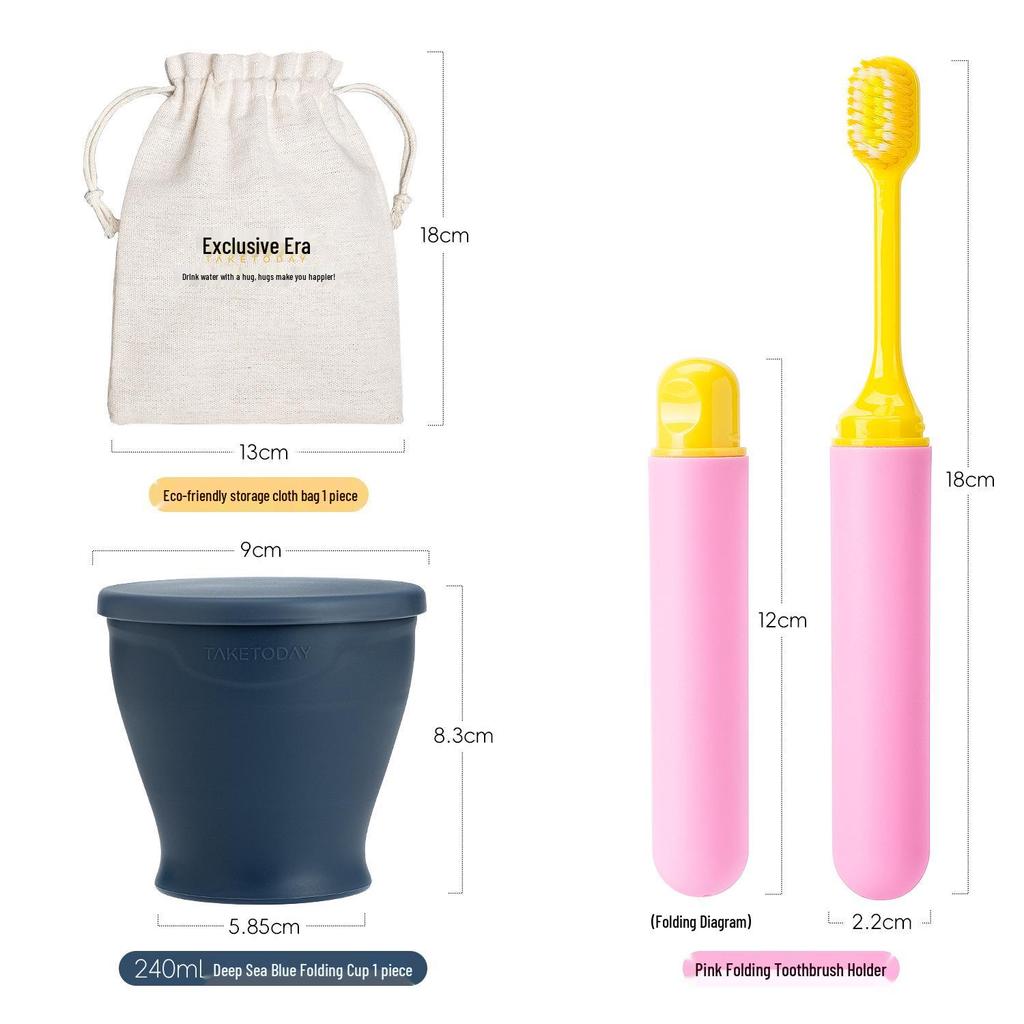 Эксклюзивная портативная силиконовая складная дорожная кружка Era