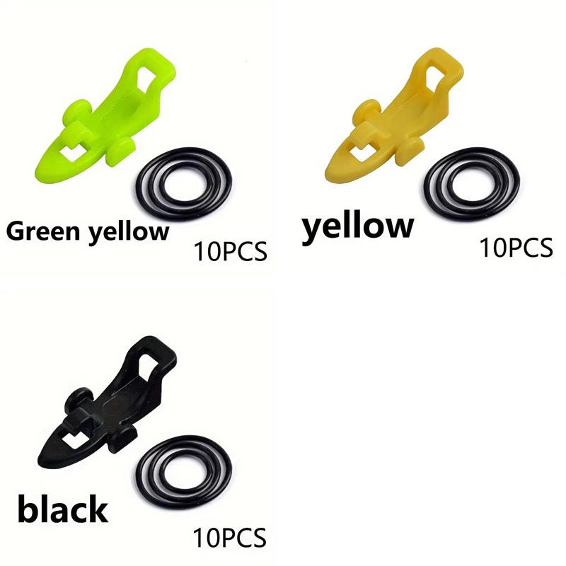 10set/pack Fishing Hook Secure Keeper Holder Lure Accessories Fishing Rod Bait Casting Tool Jig Hooks Safe Keeping