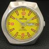 JAPAN VINTAGE RICOH R31 AUTOMATIC MENS YELLOW COLOR DIAL WATCH a706843-1