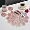 PVC Placemat Heat Insulation Table Mat Cup Pads Non-Slip Coaster for Dining