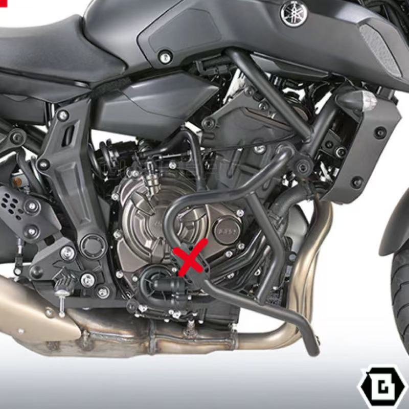 Motorcycle Engine Highway Guard Crash Bar For Yamaha MT-07 MT-07 Tracer 2016-2020 Stunt Cage Bumper Frame Protector
