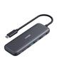 Anker USB C Hub USBC To HDMI Splitter with 4K 1 X Powered 5Gbps 2 X Powered 5Gbps Data Ports for MacBook MacBook and More 5-in-1 Display, USB-C &