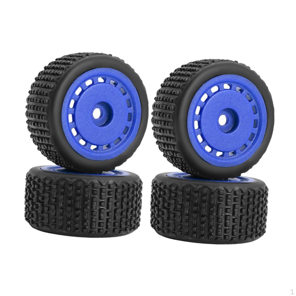 4 Pieces RC Wheel Rims Replaces Professional Lightweight Upgrade Part 1/28 Car