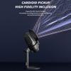 USB RGB микрофон компьютерный микрофонный комплект с штативом шумоподавление Plug & Play одна кнопка для отключения звука