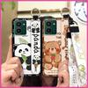 Fashion Design Ring Phone Case For Nokia HMD Pulse/Pulse+/Pulse Pro Anti-dust Wrist Strap Back Cover Cartoon Protective
