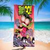 Постер Teen Titans Go Пляжное полотенце Цветные банные полотенца для девочки Микрофибра Быстросохнущее Не прилипает песок Пляж Йога Спа Спортзал Бассейн