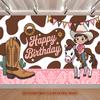 Cowboy Party Backdrop 1pc - Home Party Decor