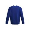 Under Armour UA Rival Logo Printed Fleece Crew Neck Long Sleeve Sweatshirt Men Sweatshirt Blue 1379755-400