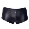 Men Wetlook Faux Leather Sport Hot Boxer Short Pants Beach Swim Trunks Shorts