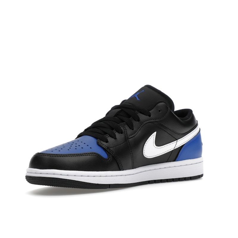 Air Jordan 1 Low Black Royal Toe Unisex Sneakers White Game-Royal 553558-042