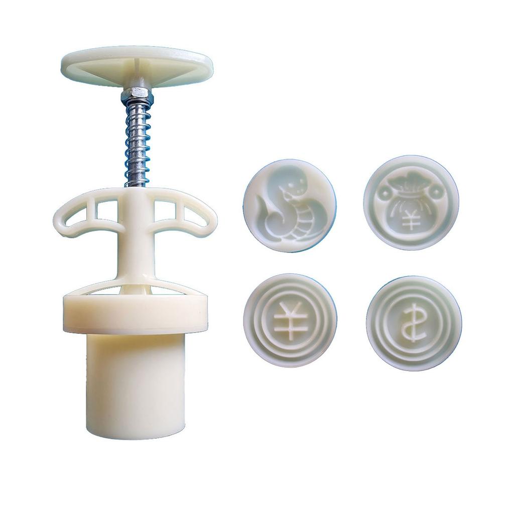 Фестиваль Нового года Форма для лунных пряников 3D Змея Деньги Формы для лунных пряников Штамп для печенья Ручной пресс Форма для резки печенья и десертов Долговечная