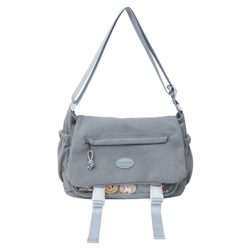 Сумка через плечо в студенческом стиле, женская сумка-мессенджер, студенческая сумка через плечо большой вместимости