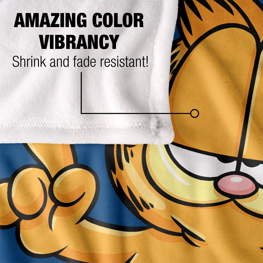 Garfield Never Ever Wrong Silky Supersoft Blanket