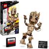 LEGO 76217 Marvel Je s'Appelle Groot, Jouet Marvel et Figurine Bébé Groot, Film Les Gardiens de la Galaxie 2, Enfants Dès 10 Ans