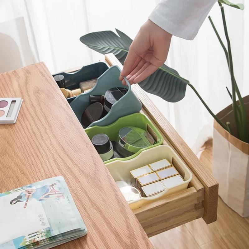 Desktop Plastic Storage Box, Sundry Storage Basket, Snack Holder, Cosmetic Storage Box, Makeup Sorting Box, Kitchen Sorting Boxs